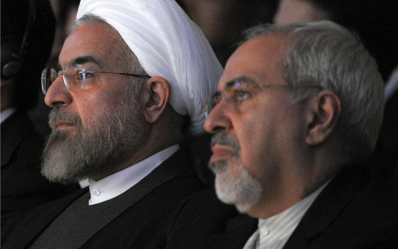 5.Para17Right.Zarif and Rouhani