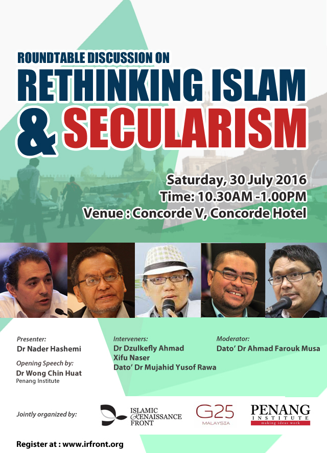 Roundtable Discussion: Rethinking Islam and Secularism  IRF